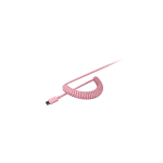 Teclas Razer PBT Keycap + Cable en espiral - SetQuartz Pink - Aslan Store Uruguay